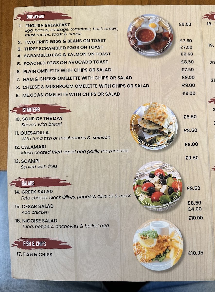 Lite Bite Cafe Bar Menu - Image 1
